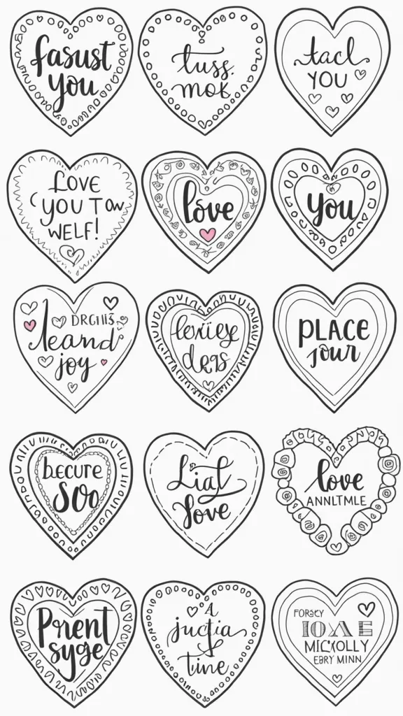 valentine coloring pages pdf